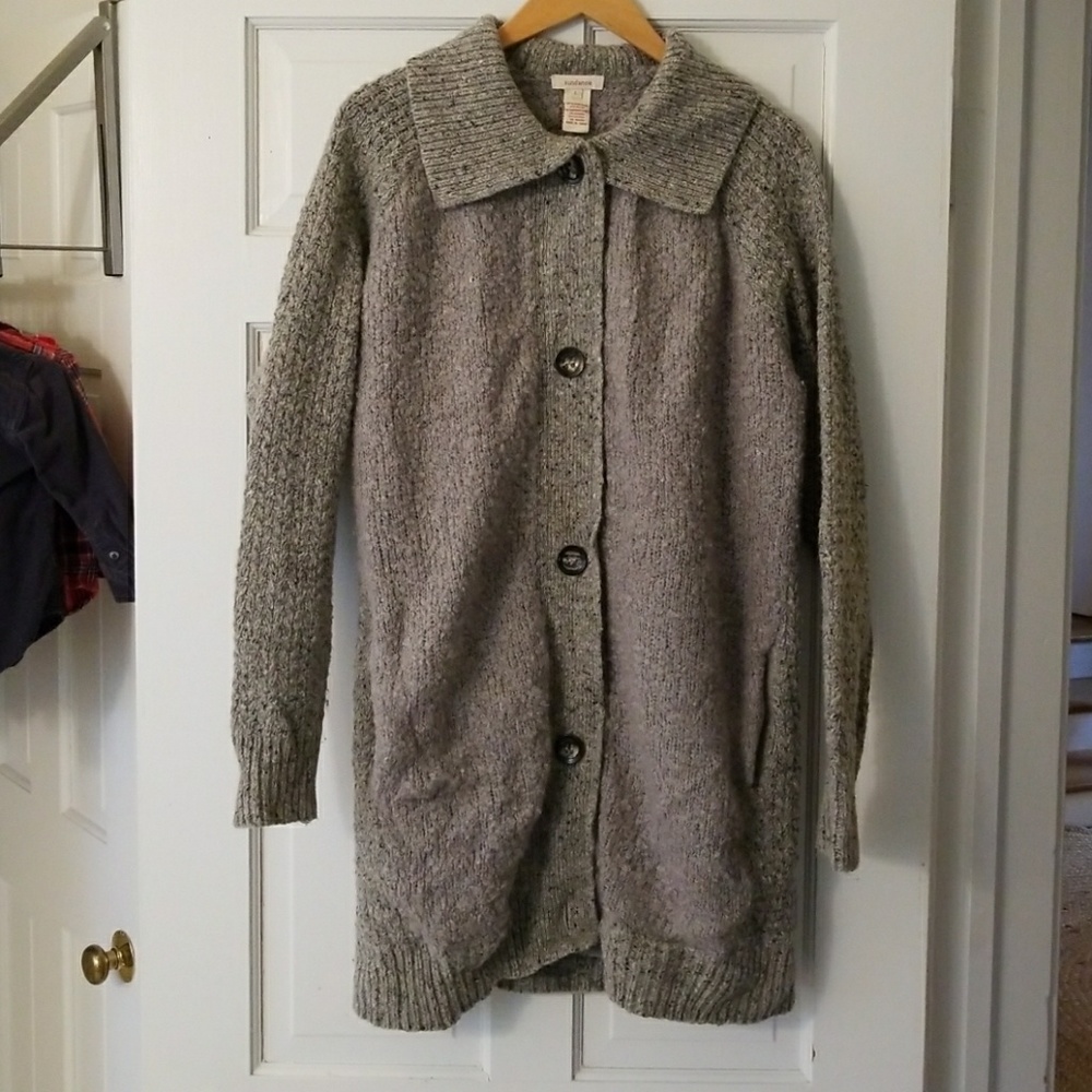 Beautiful grey lambswool sweater- Sundance